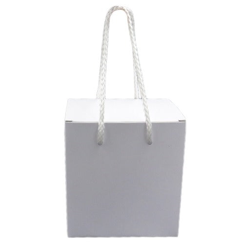 Cutie cani alba cu manere