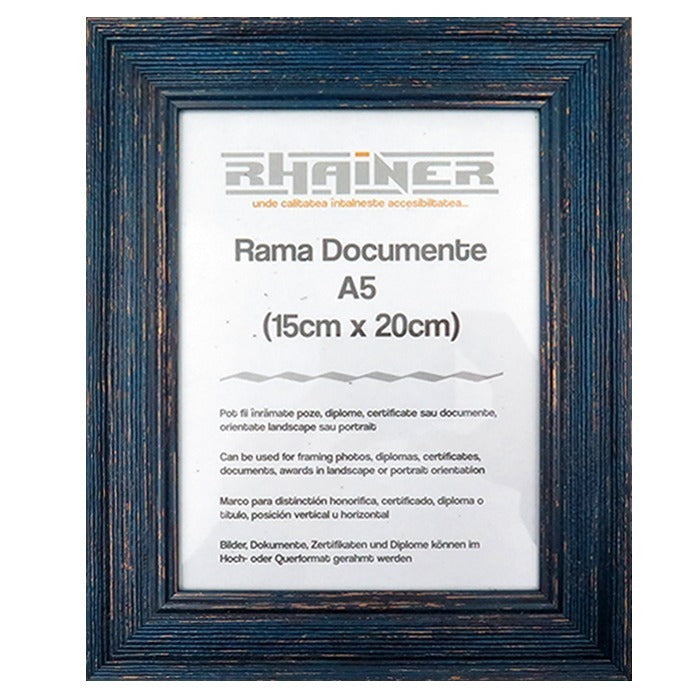 Rama foto Bilbao albastru inchis A5