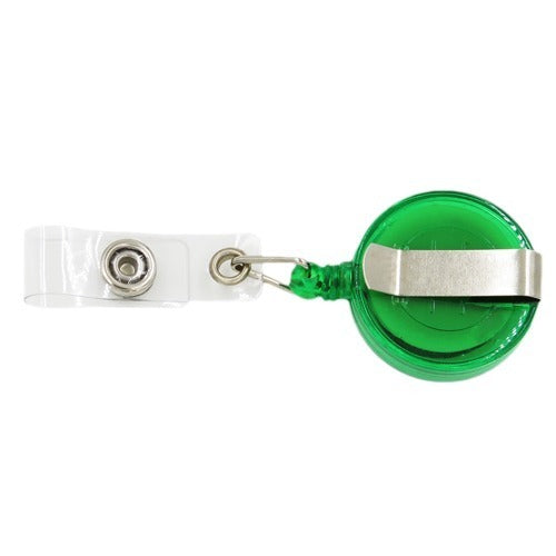 Clips retractabil verde