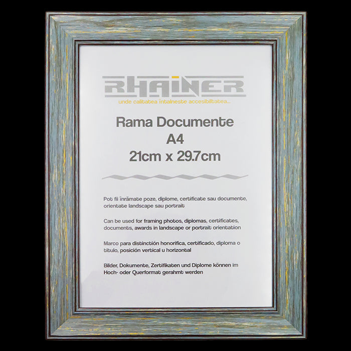 Rama foto Malaga albastru+visiniu A4