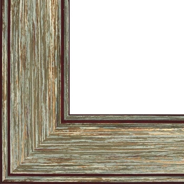 Rama foto Malaga verde+visiniu A5