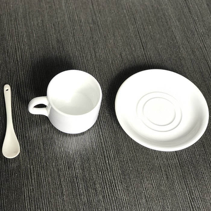 Set ceasca sublimare + farfurie + lingurita