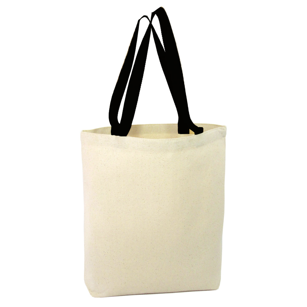 Sacosa canvas TOTE maner negru