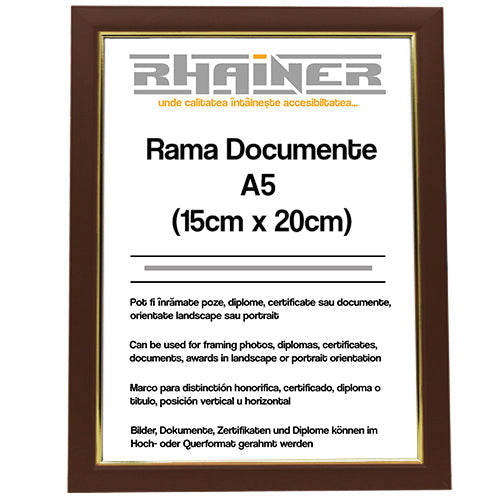 Rama foto Madrid maro+auriu