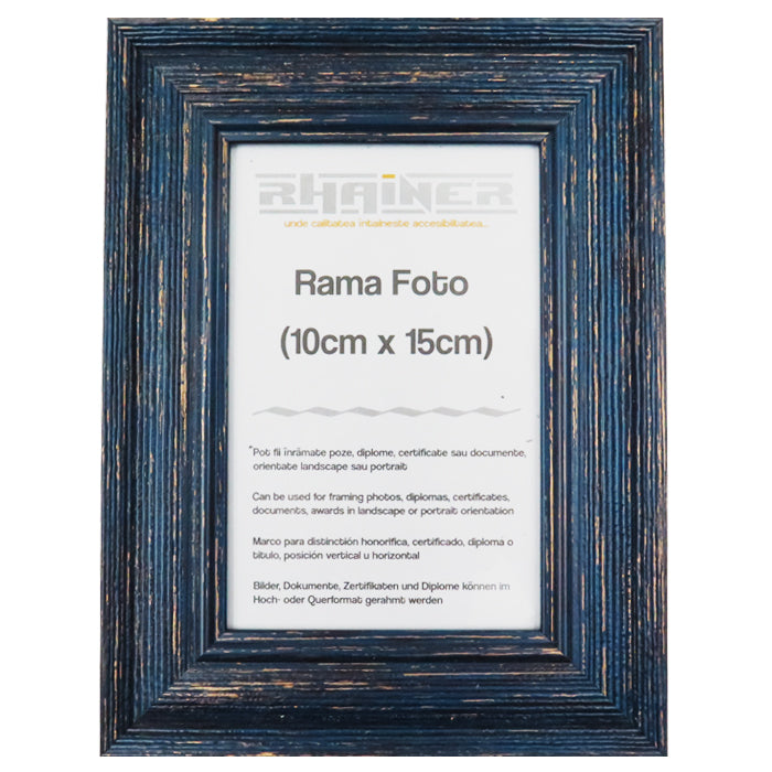 Rama foto Bilbao albastru inchis 10x15