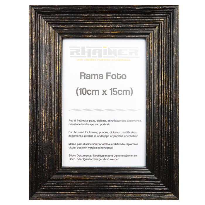 Rama foto Bilbao negru 10x15