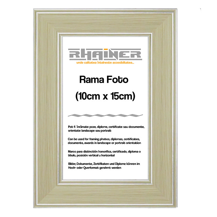 Rama foto Malaga verde+visiniu 10x15