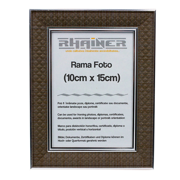 Rama foto Sevilla maro inchis+argintiu 10x15