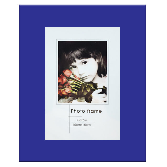 Rama foto sticla Cordoba albastru-indigo 10x15