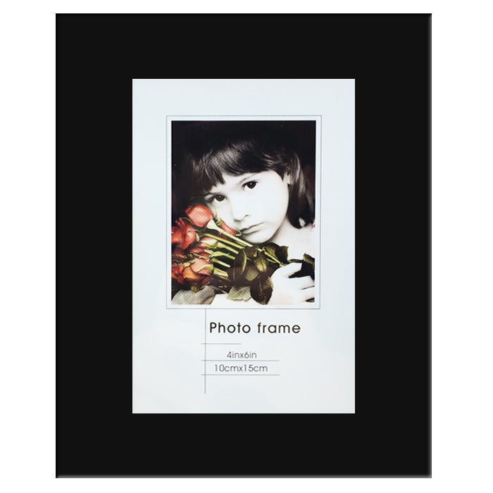 Rama foto sticla Cordoba negru 10x15