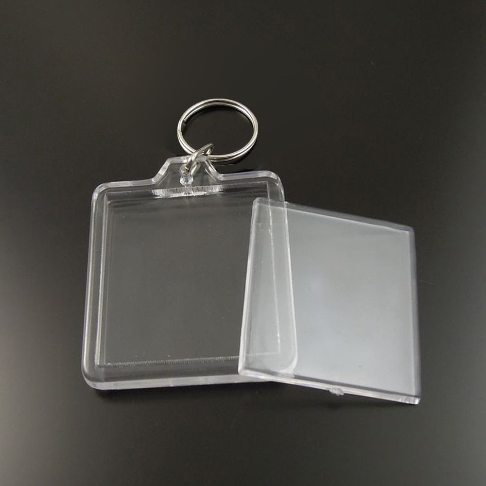 Breloc plastic insertie foto 7x5