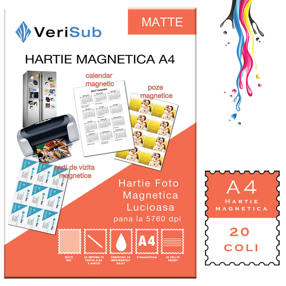 Hartie magnetica matte VeriSub A4