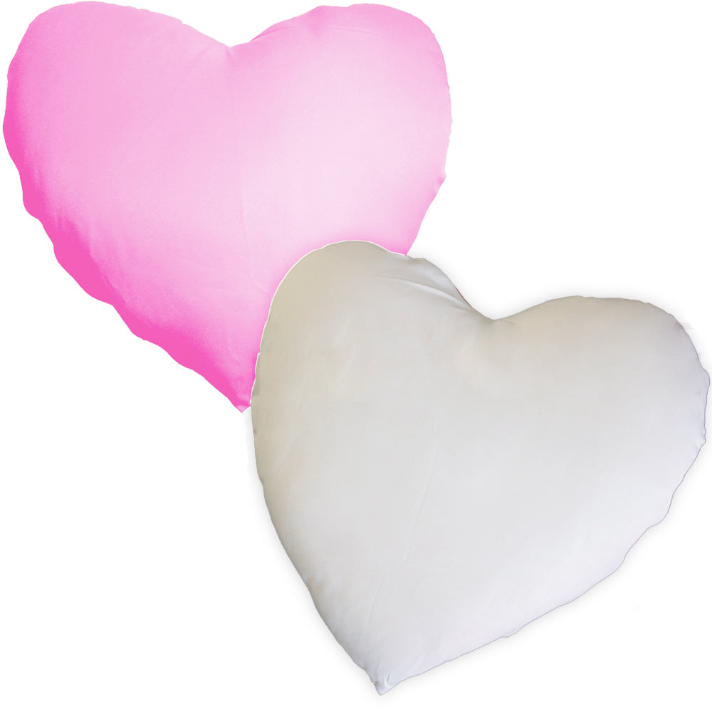 Husa perna mata inima alb+roz deschis