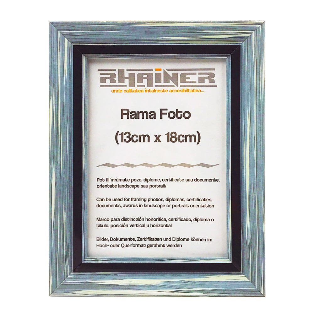 Rama foto Tenerife albastru+negru 13x18
