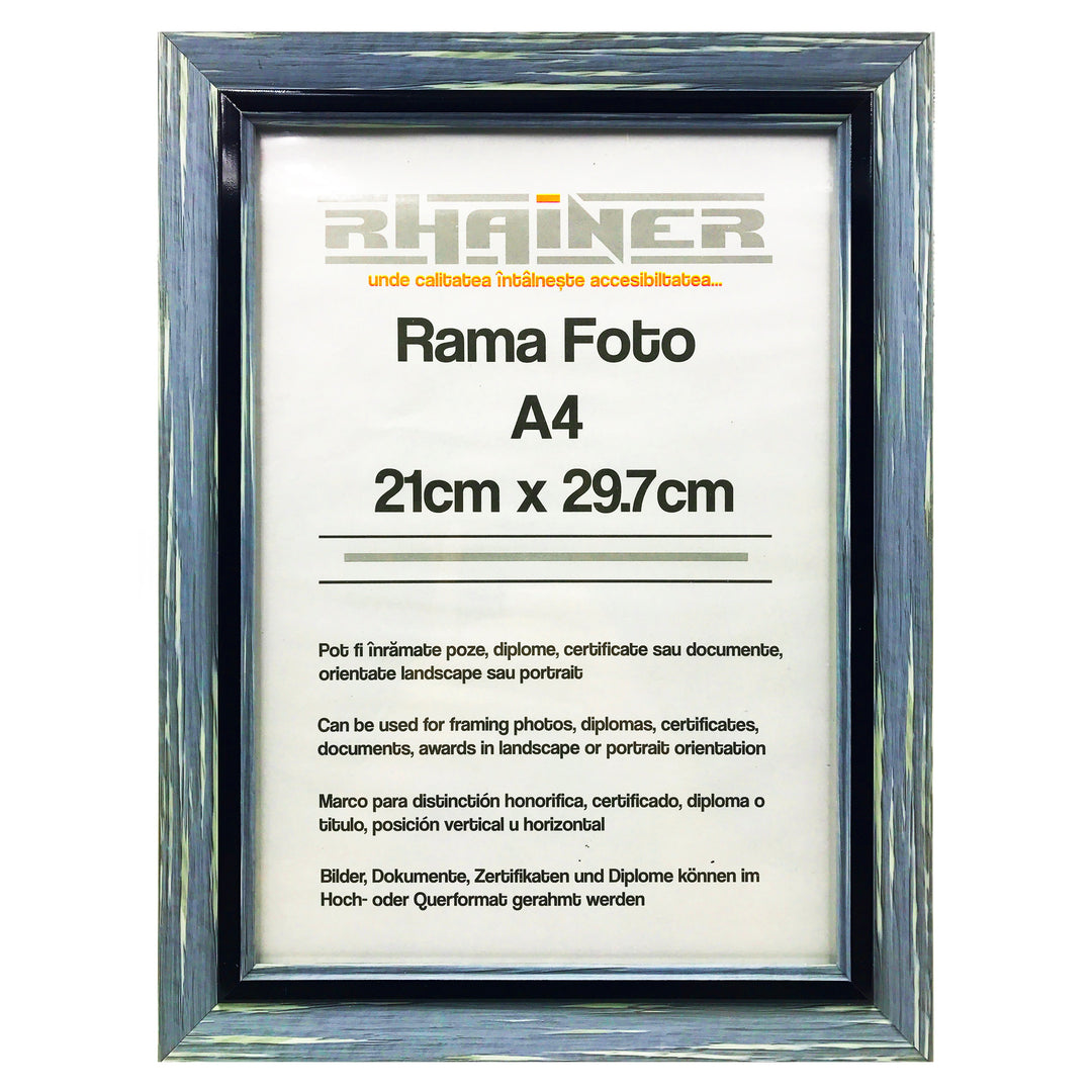 Rama foto Tenerife albastru+negru A4