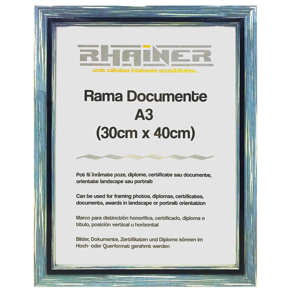 Rama foto Tenerife albastru+negru A3