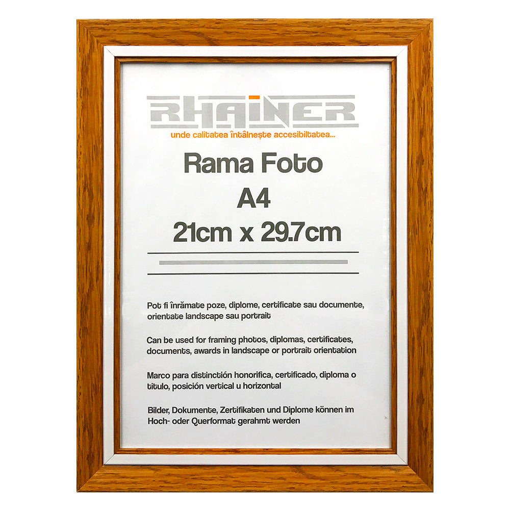 Rama foto Tenerife maro+alb A4