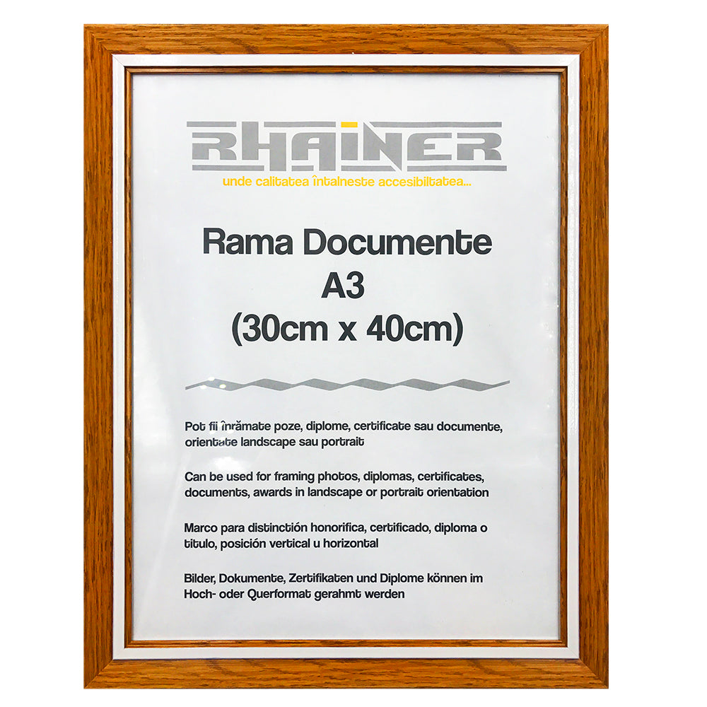 Rama foto Tenerife maro+alb A3