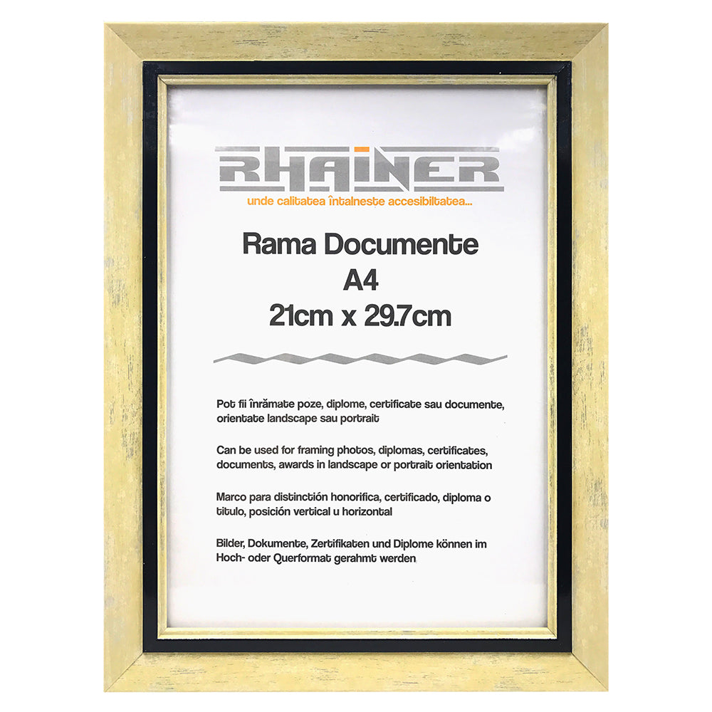 Rama foto Tenerife crem+negru A4
