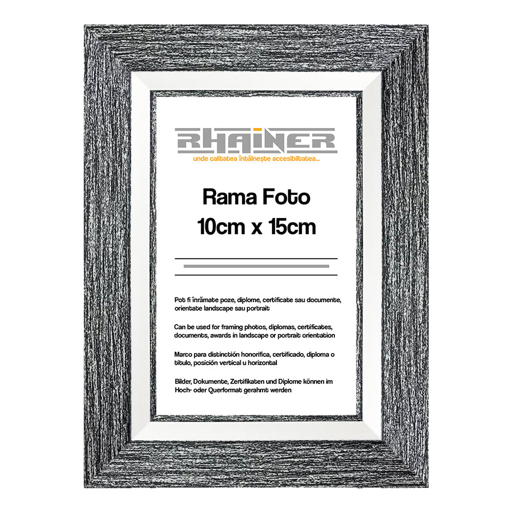 Rama foto Tenerife negru+alb 10x15