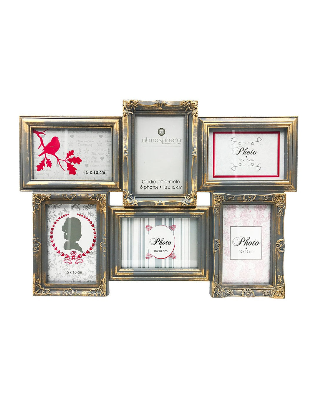 Rama foto colaj Wenge 6 poze