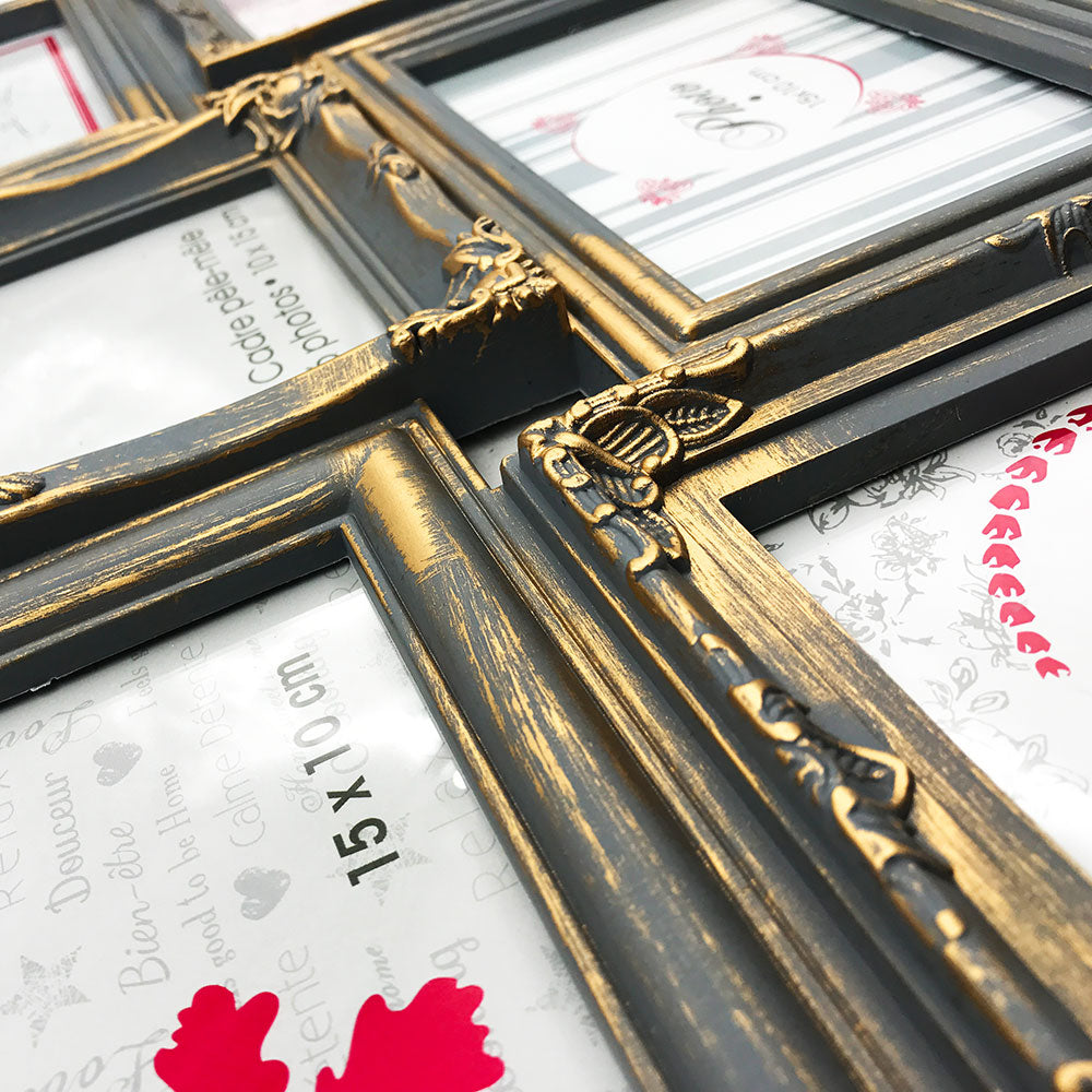 Rama foto colaj Wenge 6 poze