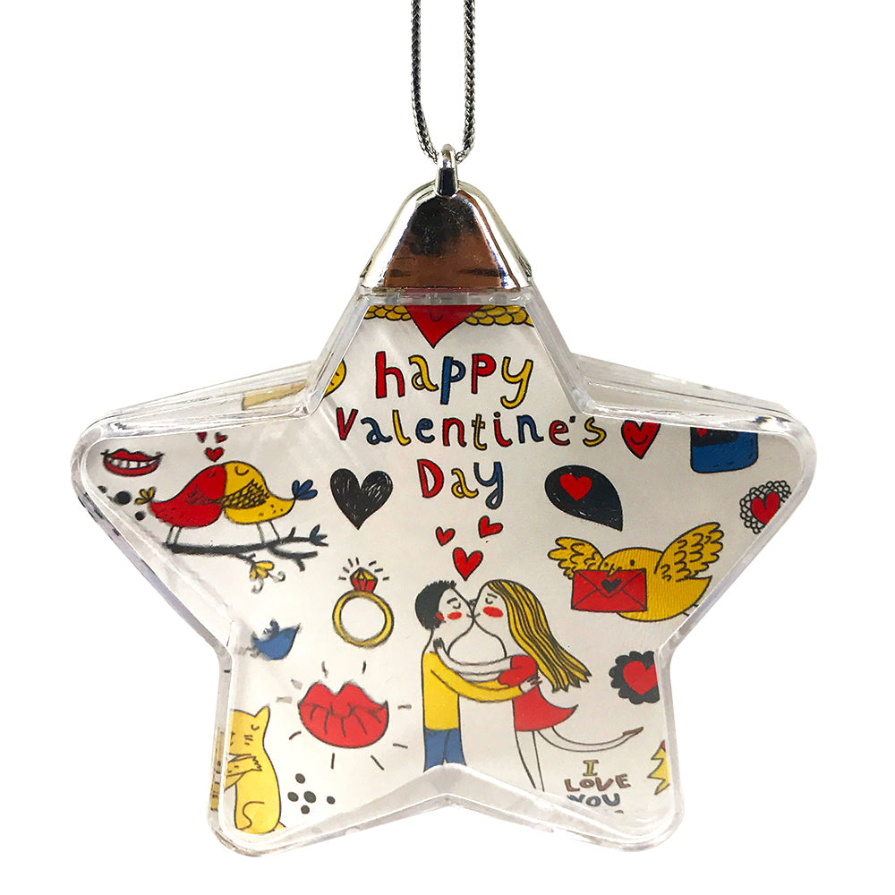 Glob insertie foto stea pentru brad