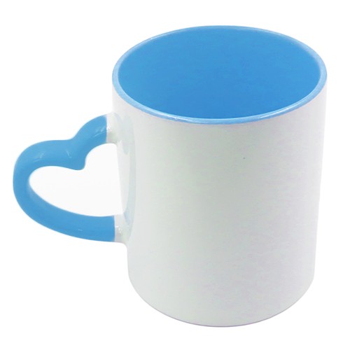 Cana maner inima albastru deschis