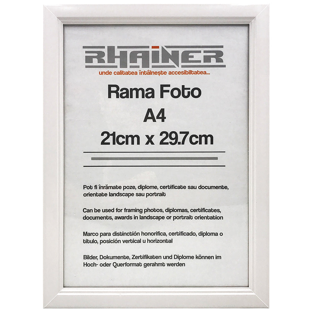 Rama foto Madrid neagra A4