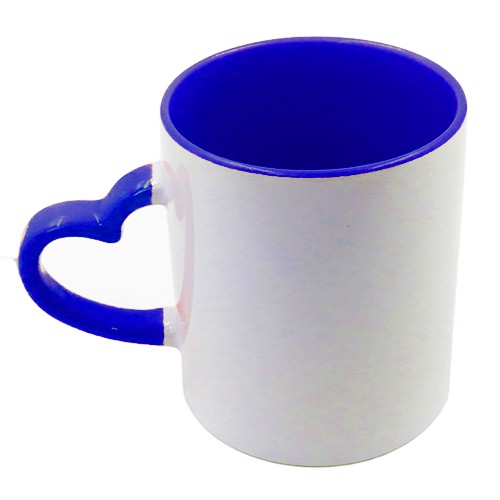 Cana maner inima albastru inchis