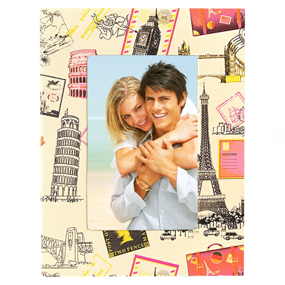 Rama foto piele TRAVELER 10x15