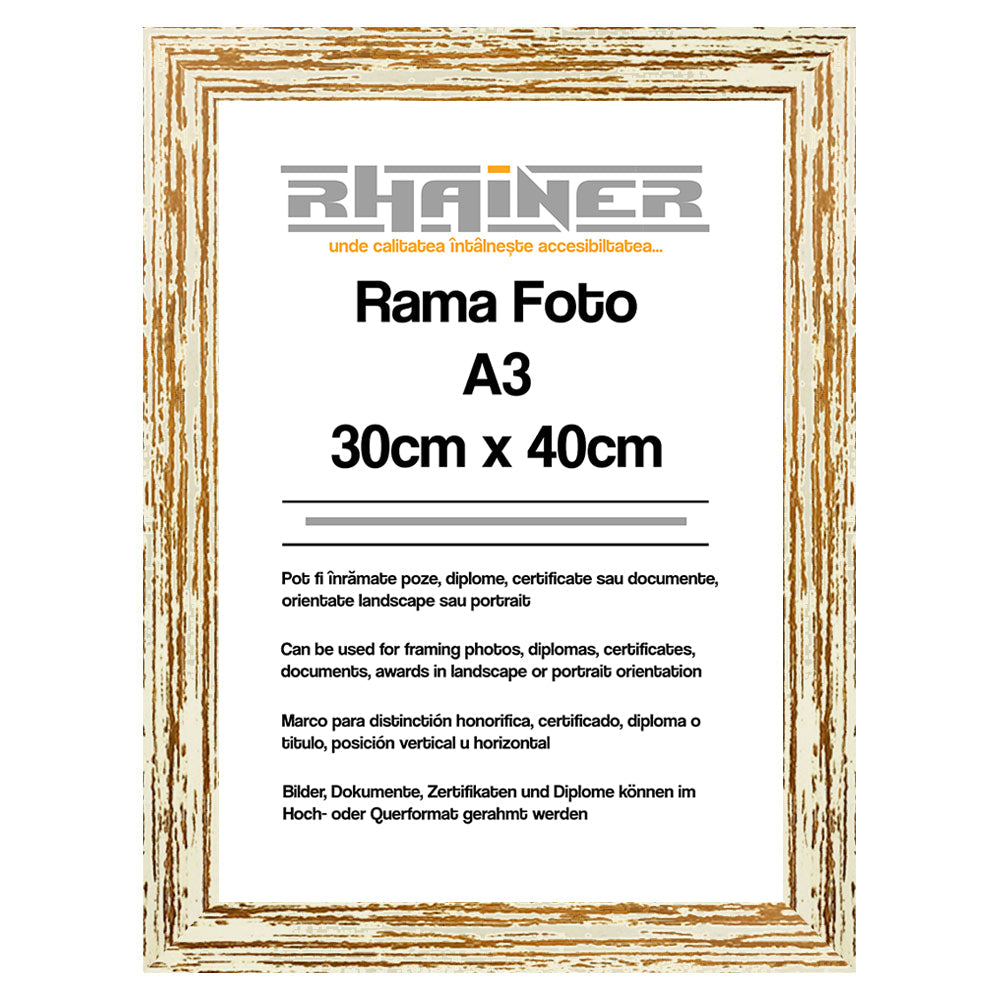 Rama foto Leon crem A3