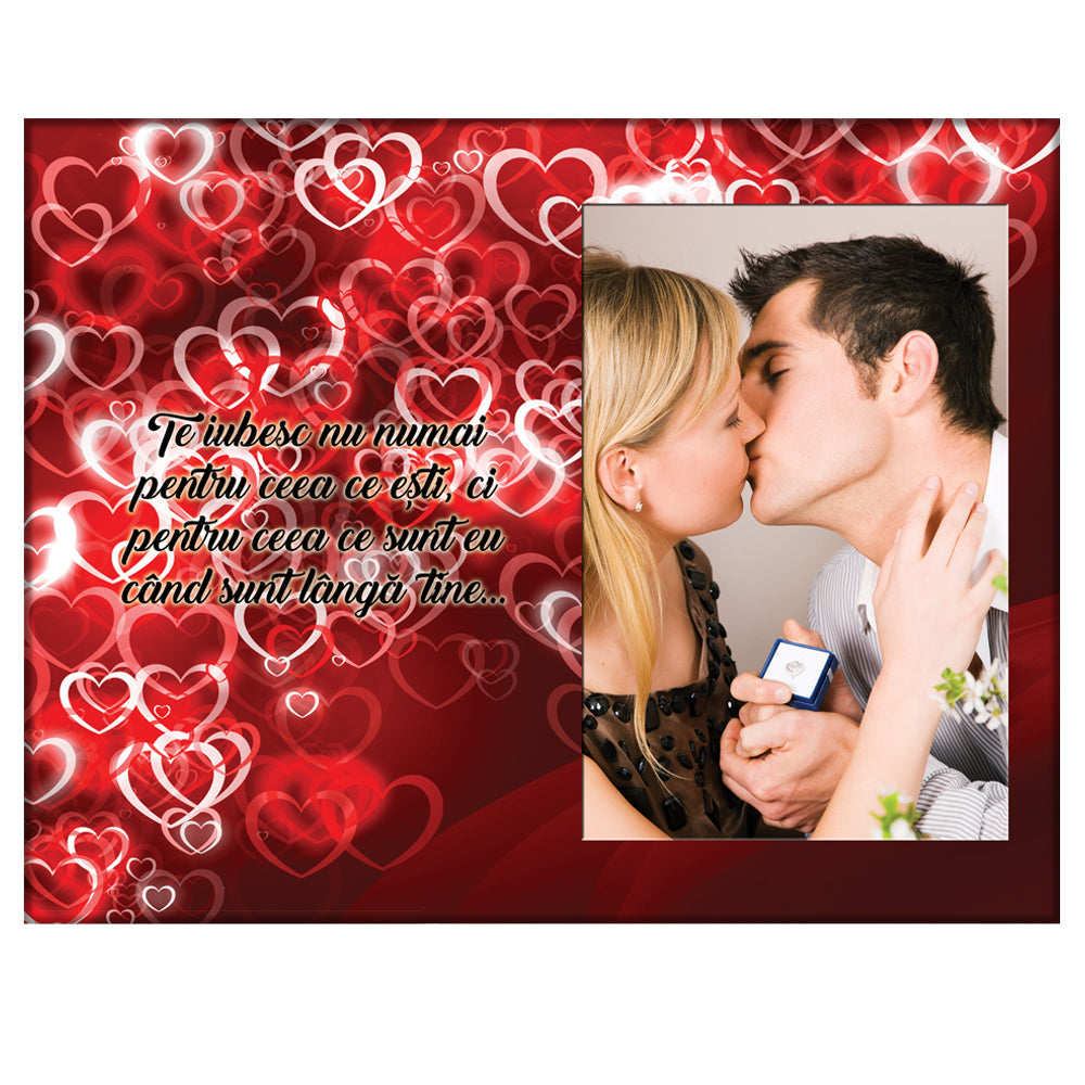 Rama foto sticla TE IUBESC 1