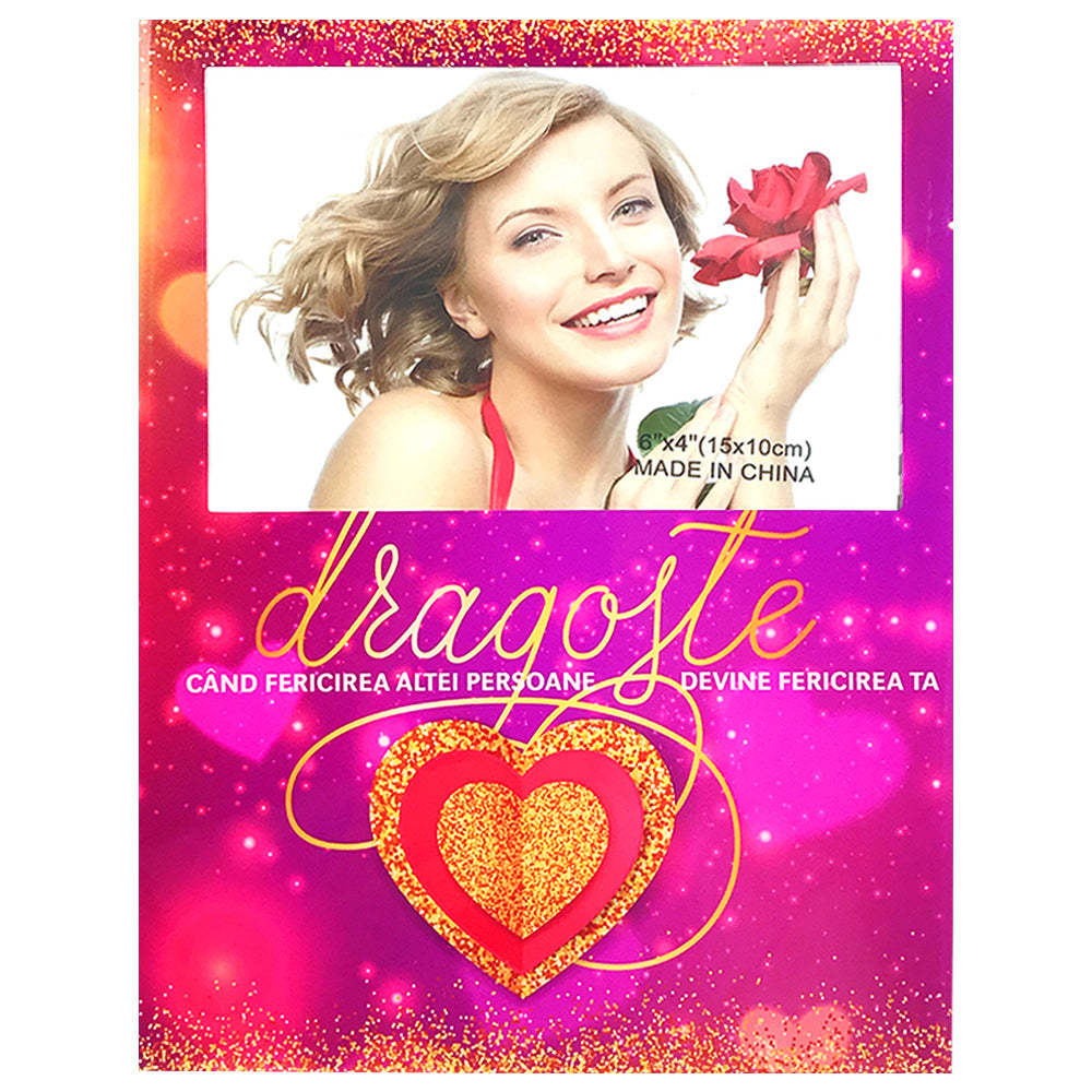 Rama foto sticla TE IUBESC 4