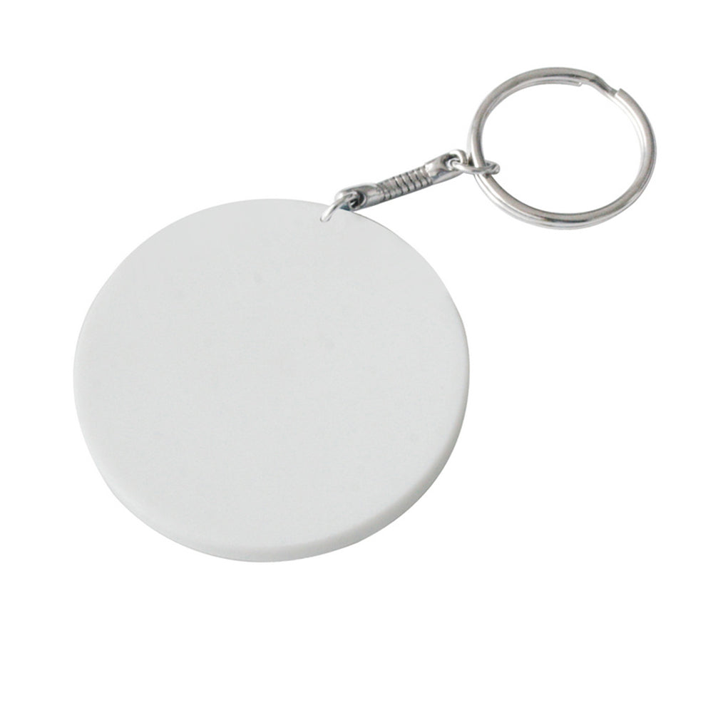 Breloc plastic rotund sublimabil