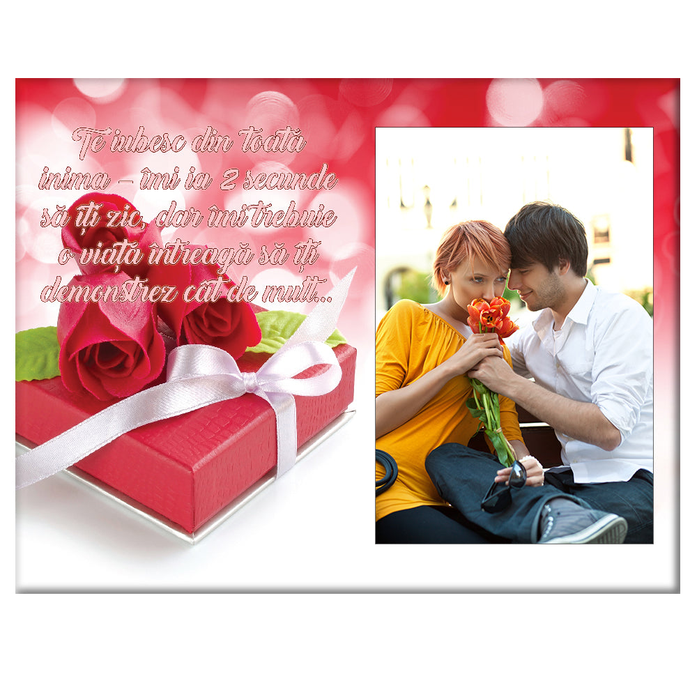 Rama foto sticla TE IUBESC 8