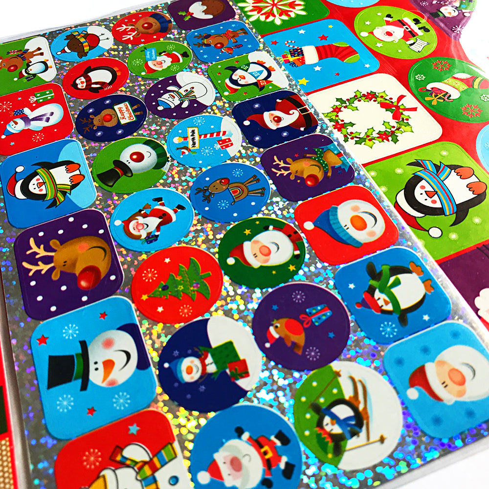 Stickere Craciun - set 100 buc