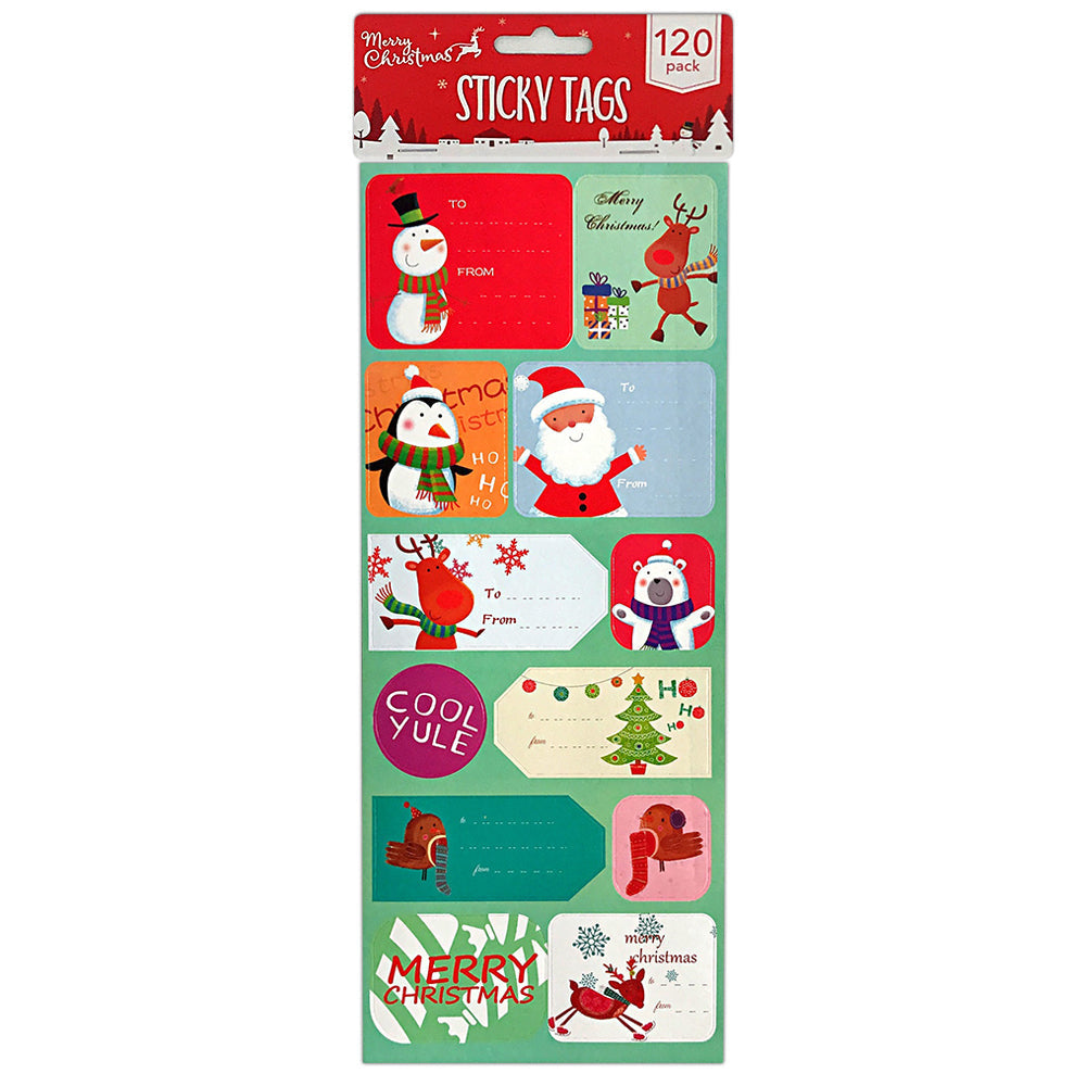 Pachet stickere Craciun 4 - set 120 buc