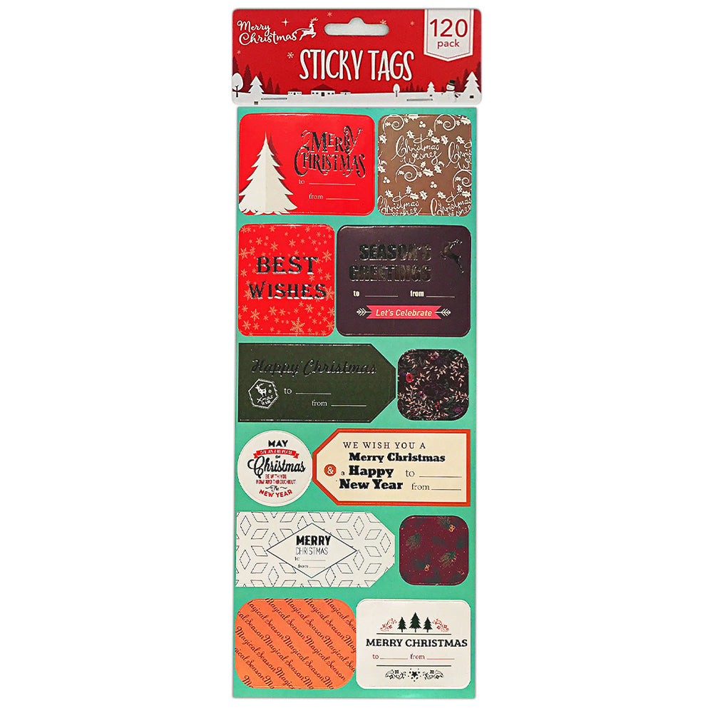 Pachet stickere Craciun5 - set 120 buc