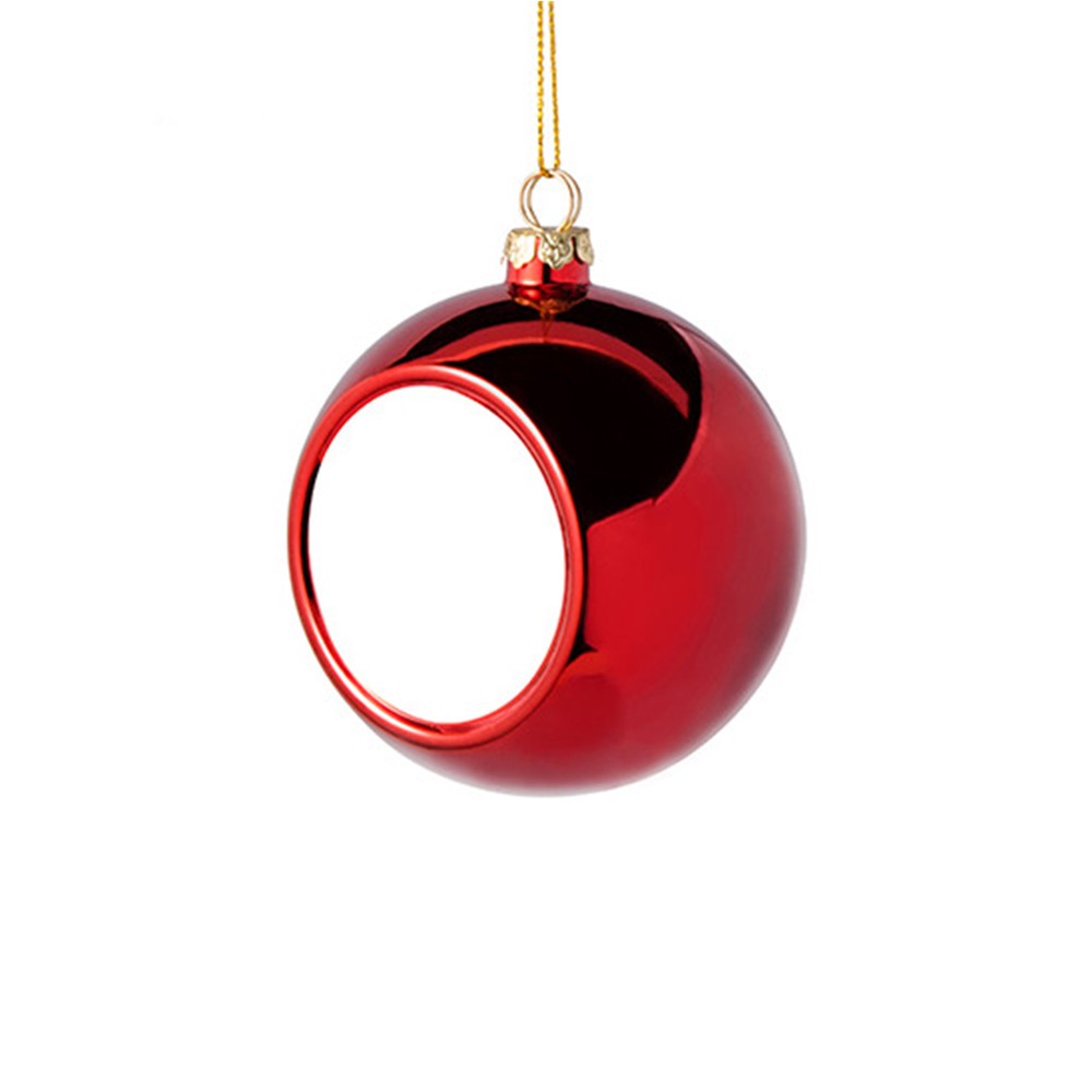 Glob sublimabil rosu pentru brad Ø 4cm