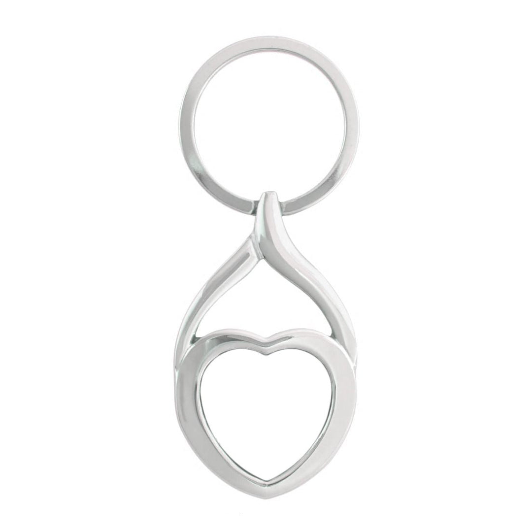 Breloc metalic inima sublimabil