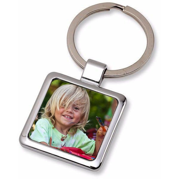 Breloc metalic patrat sublimabil