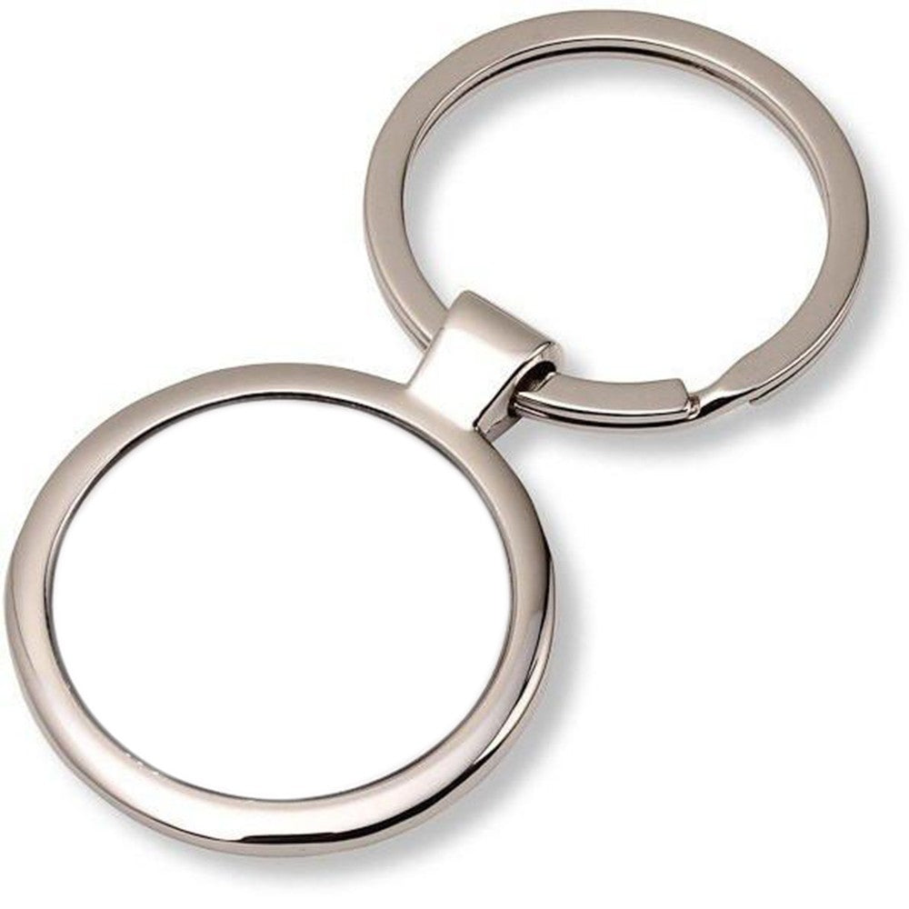 Breloc metalic rotund sublimabil