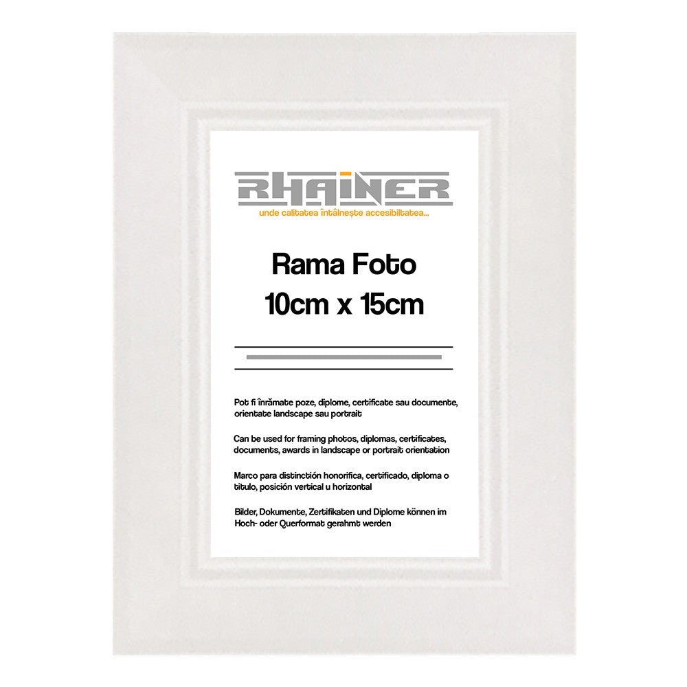 Rama foto Madrid alb 10x15