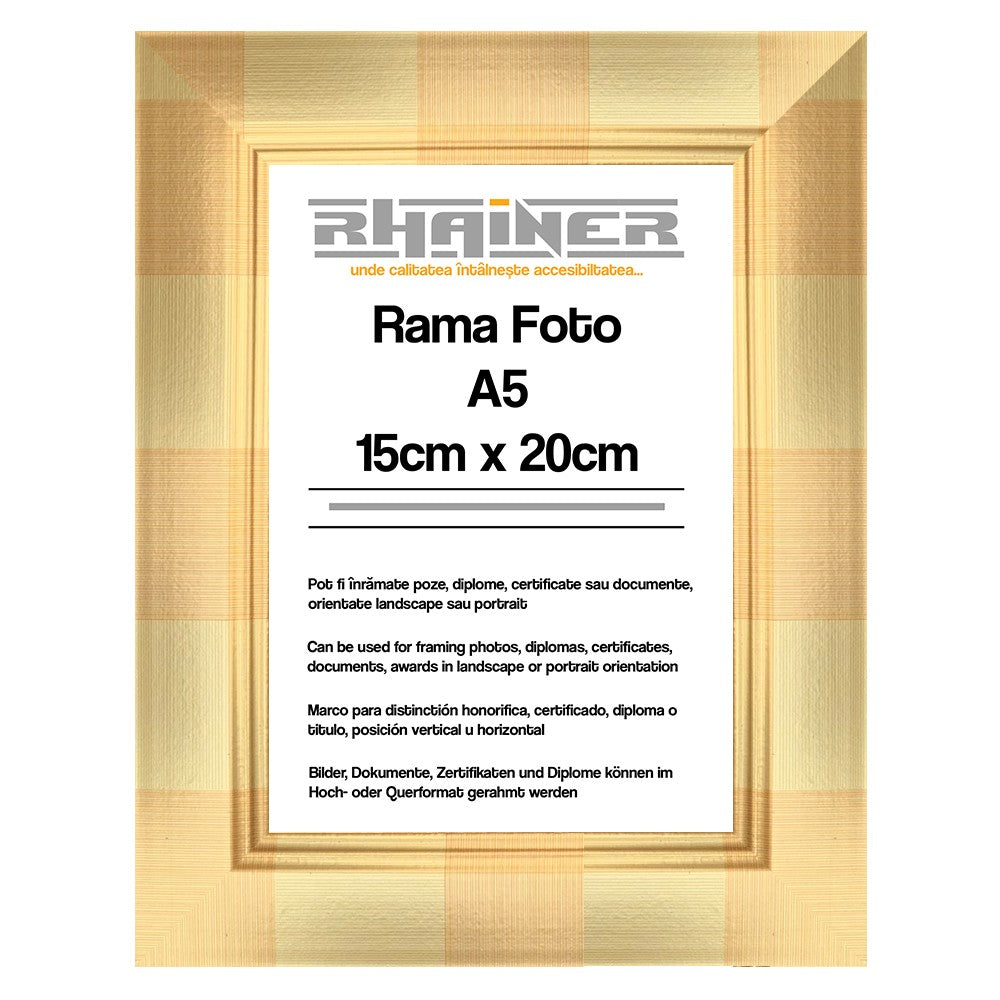 Rama foto Madrir auriu A5