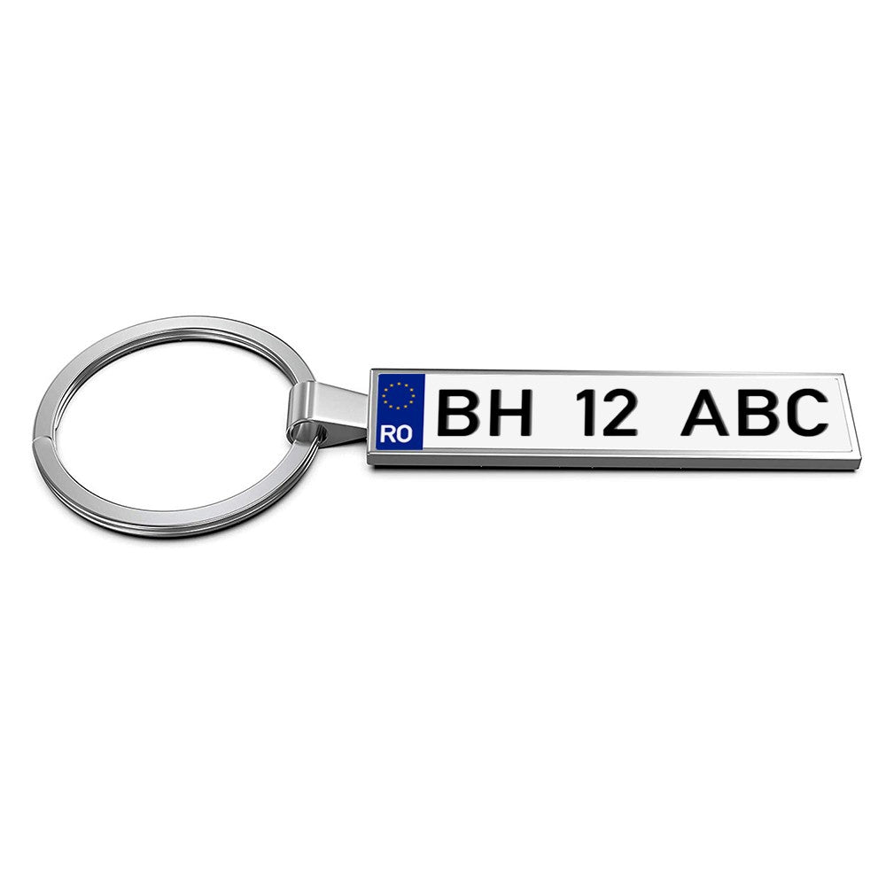 Breloc metalic insertie foto AUTO