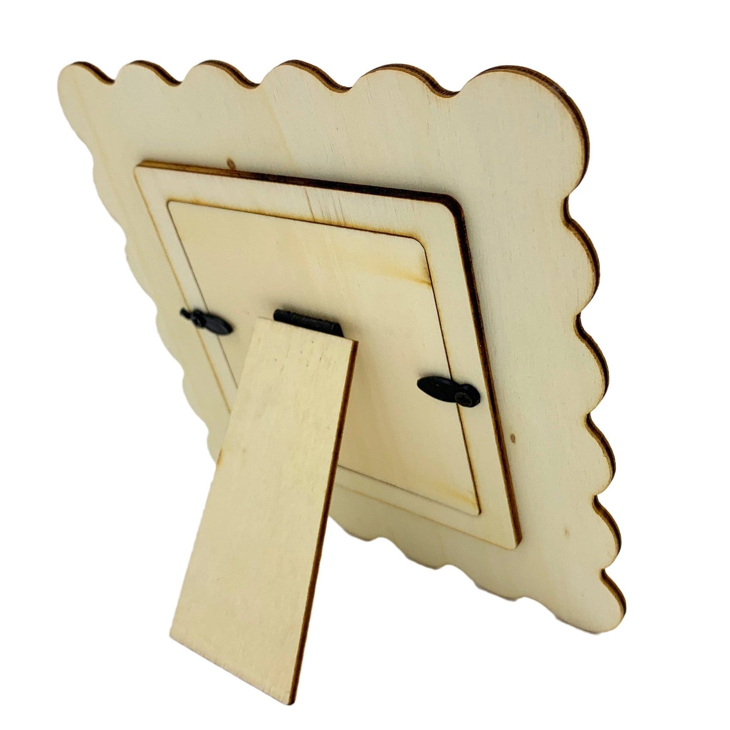 Rama foto lemn ondulata