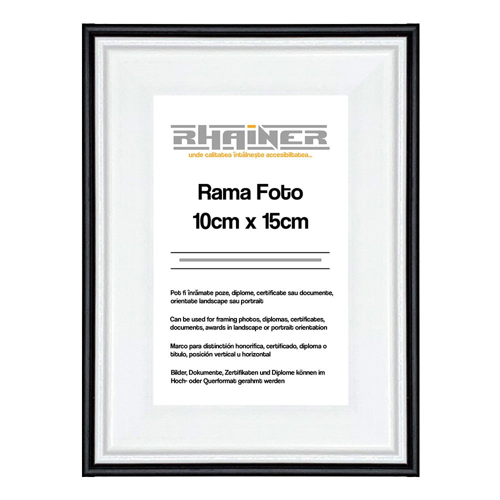 Rama foto Barcelona negru 10x15