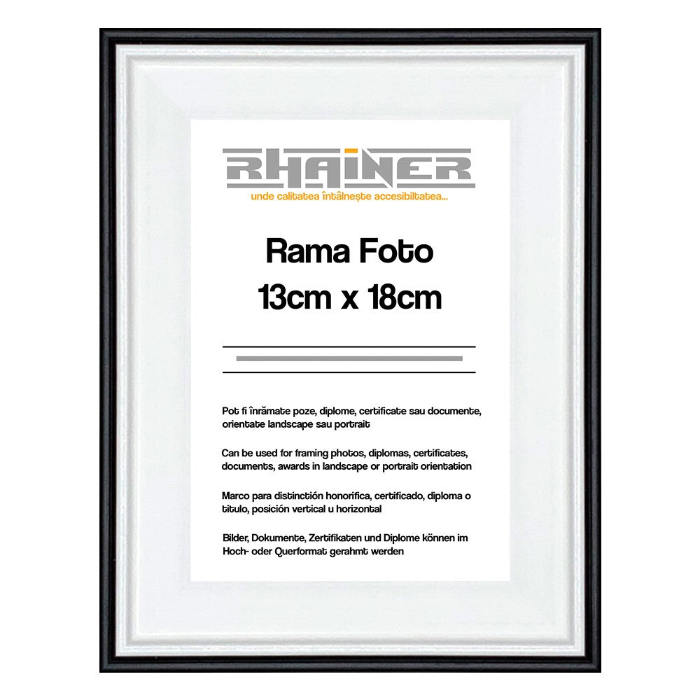 Rama foto Barcelona negru 13x18