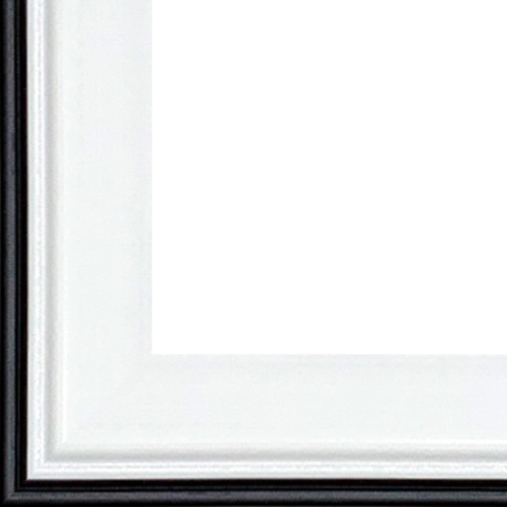 Rama foto Barcelona alb+negru A4